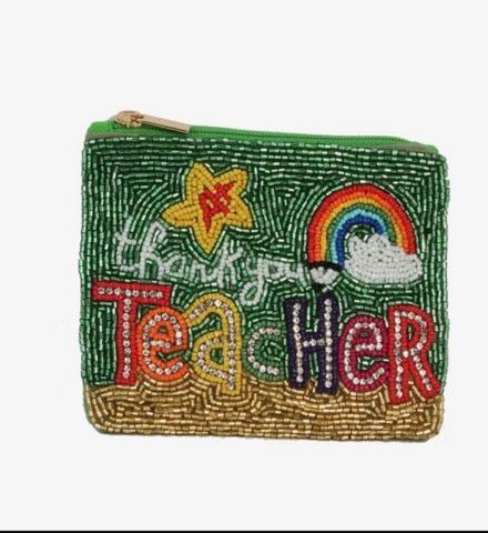 Nima Fully Beaded Coin Purses