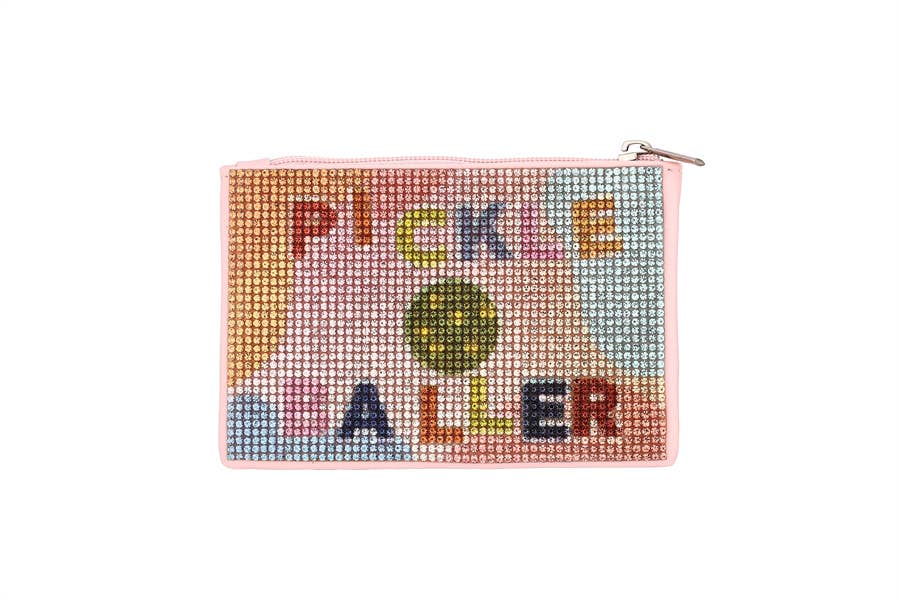 Ladies Pickle Baller Themed Coin Purse 