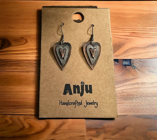 Anju - Earrings Heart E1202