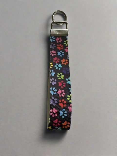 Wristlet Colorful dog paw