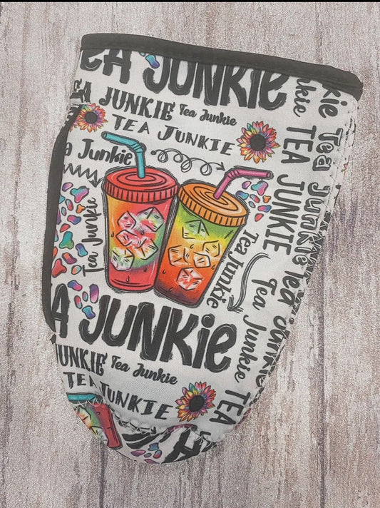 Drink Koozie "Tea Junkie"