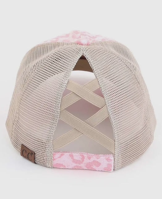 Pink Leopard Baseball cap