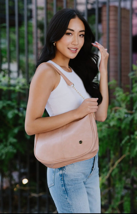 Marissa Crossbody purse (dusty blush)