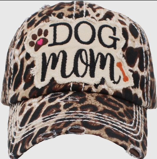 Leopard Baseball cap (Dog Mom)