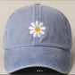 Baseball cap Blue daisy